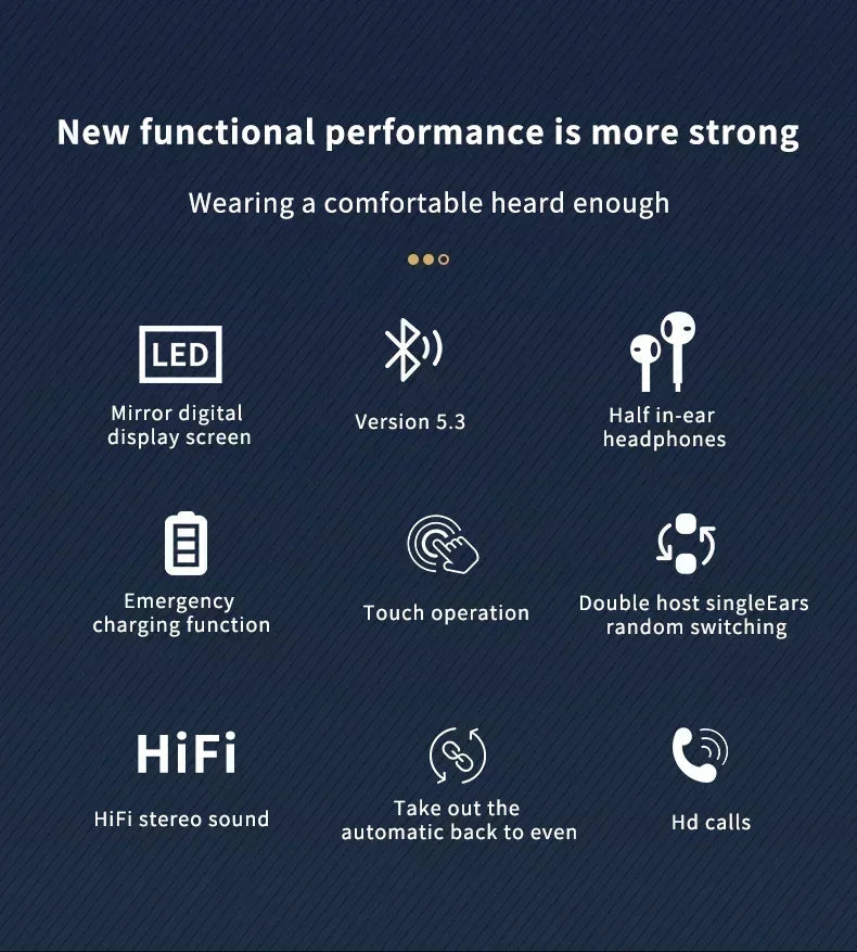 Écouteurs TWS S20, écouteurs sans fil Bluetooth, stéréo haute fidélité, sport, jeu, étanches, écouteurs Bluetooth