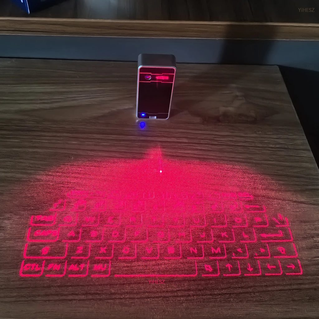 Clavier Laser virtuel Bluetooth Portable, projecteur sans fil avec fonction souris pour tablette iphone, ordinateur, téléphone