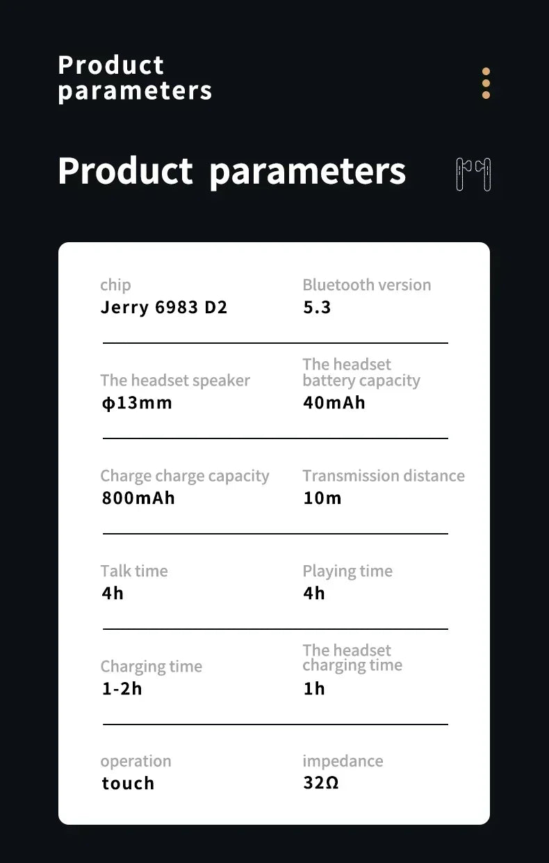 Écouteurs TWS S20, écouteurs sans fil Bluetooth, stéréo haute fidélité, sport, jeu, étanches, écouteurs Bluetooth